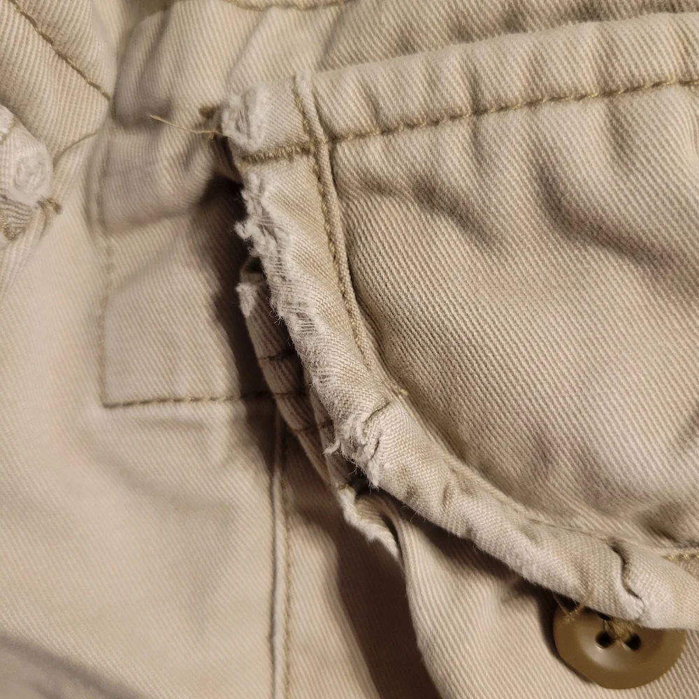 POLO Ralph Lauren Men's Classic Fit Heavy Twill khaki Cargo Shorts 50B Preppy